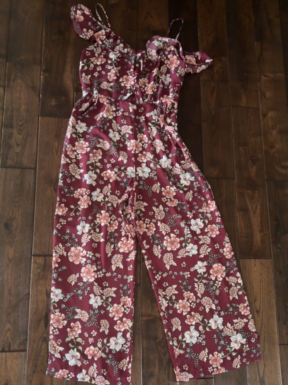 Off the Shoulder Floral Romper